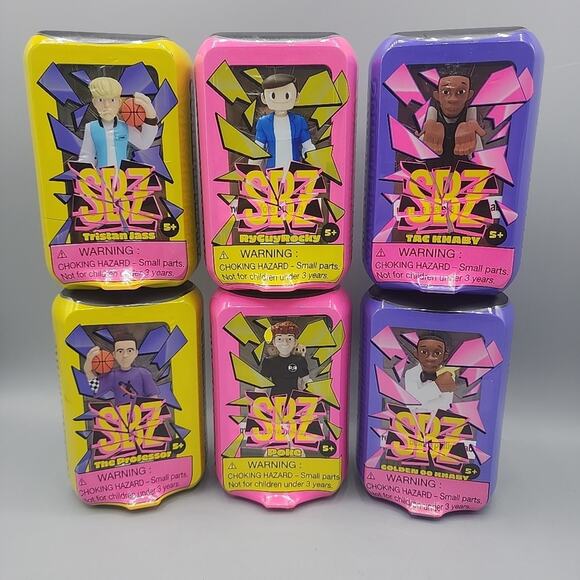 Lot of 6 SBZ Screen Breakz Tristan Professor Poke RyGuyRocky Tac Khabt Golden - Picture 1 of 9